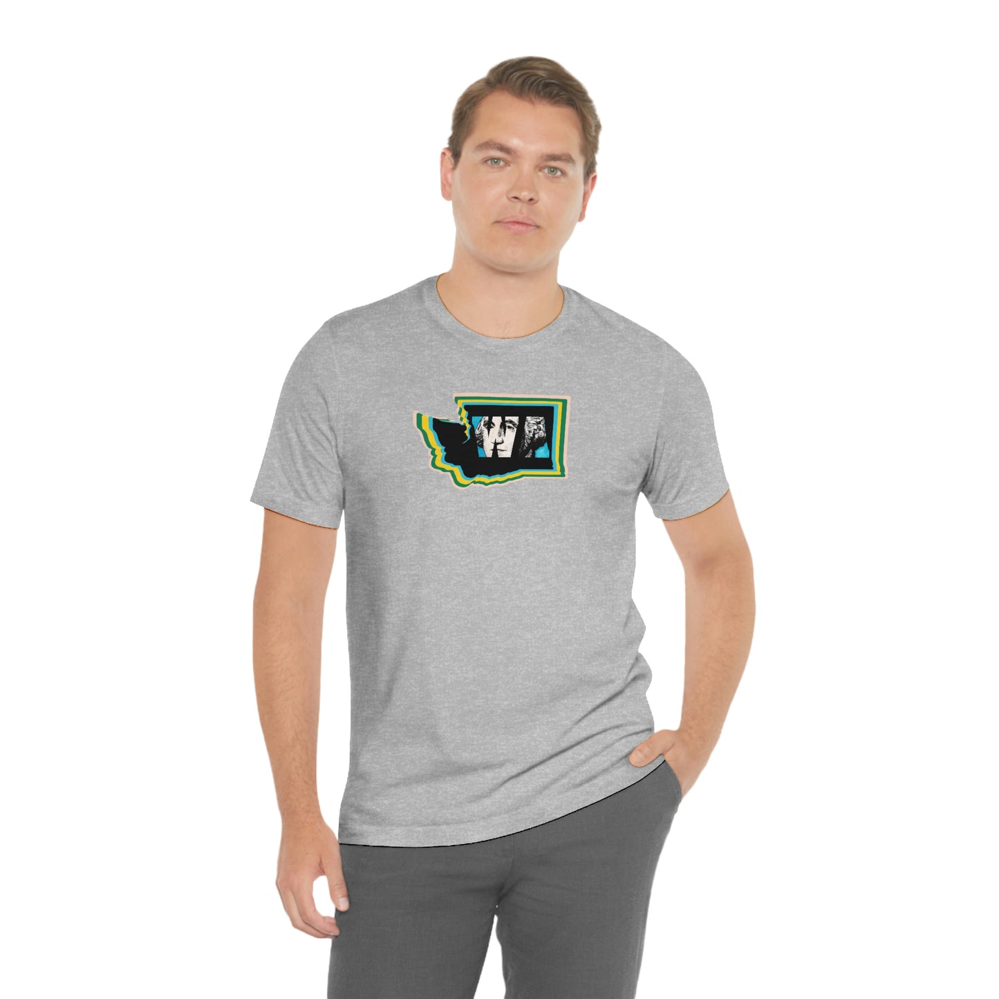 State Love- Washington Unisex Jersey Short Sleeve Tee