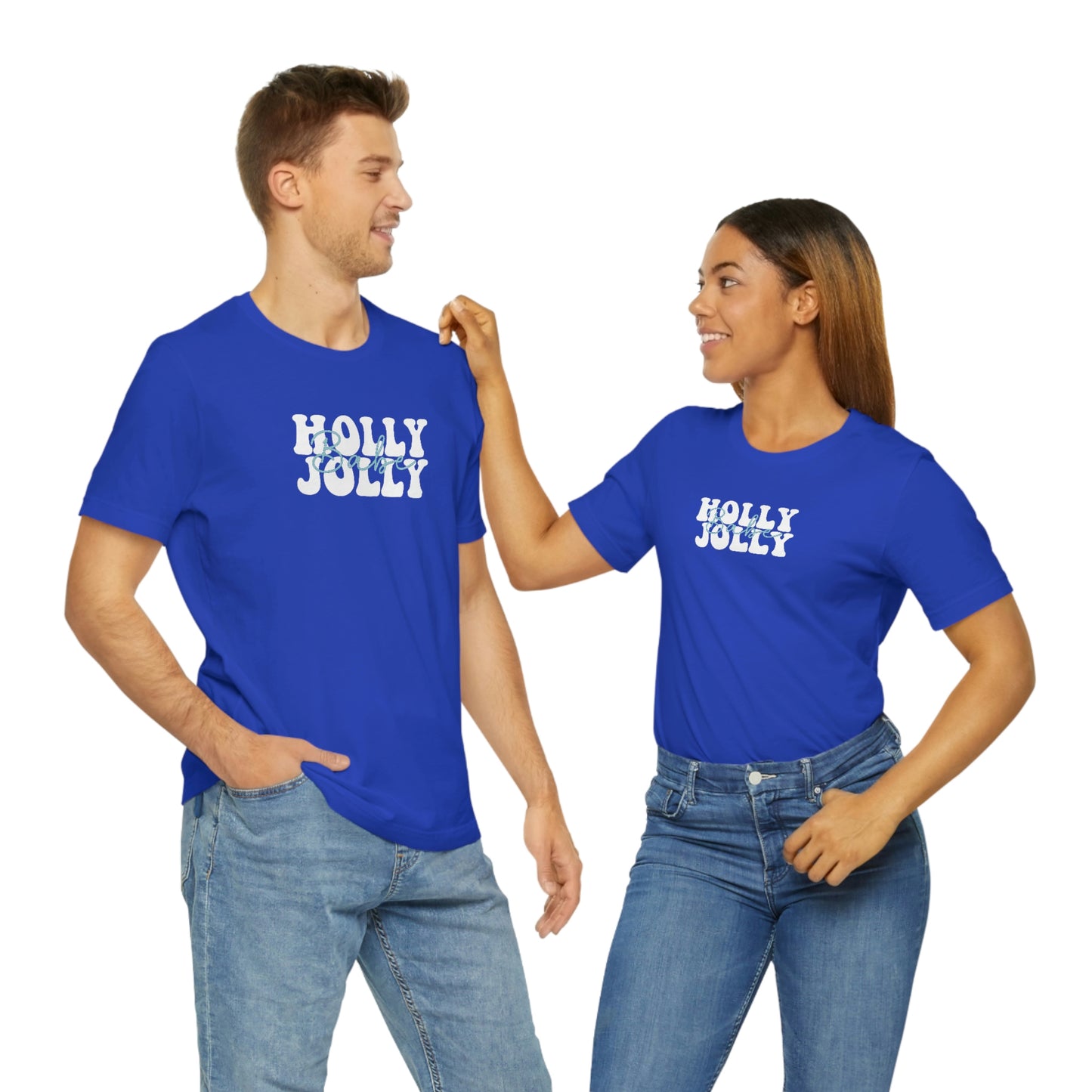 Holiday Holly Jolly Babe Unisex Jersey Short Sleeve Tee