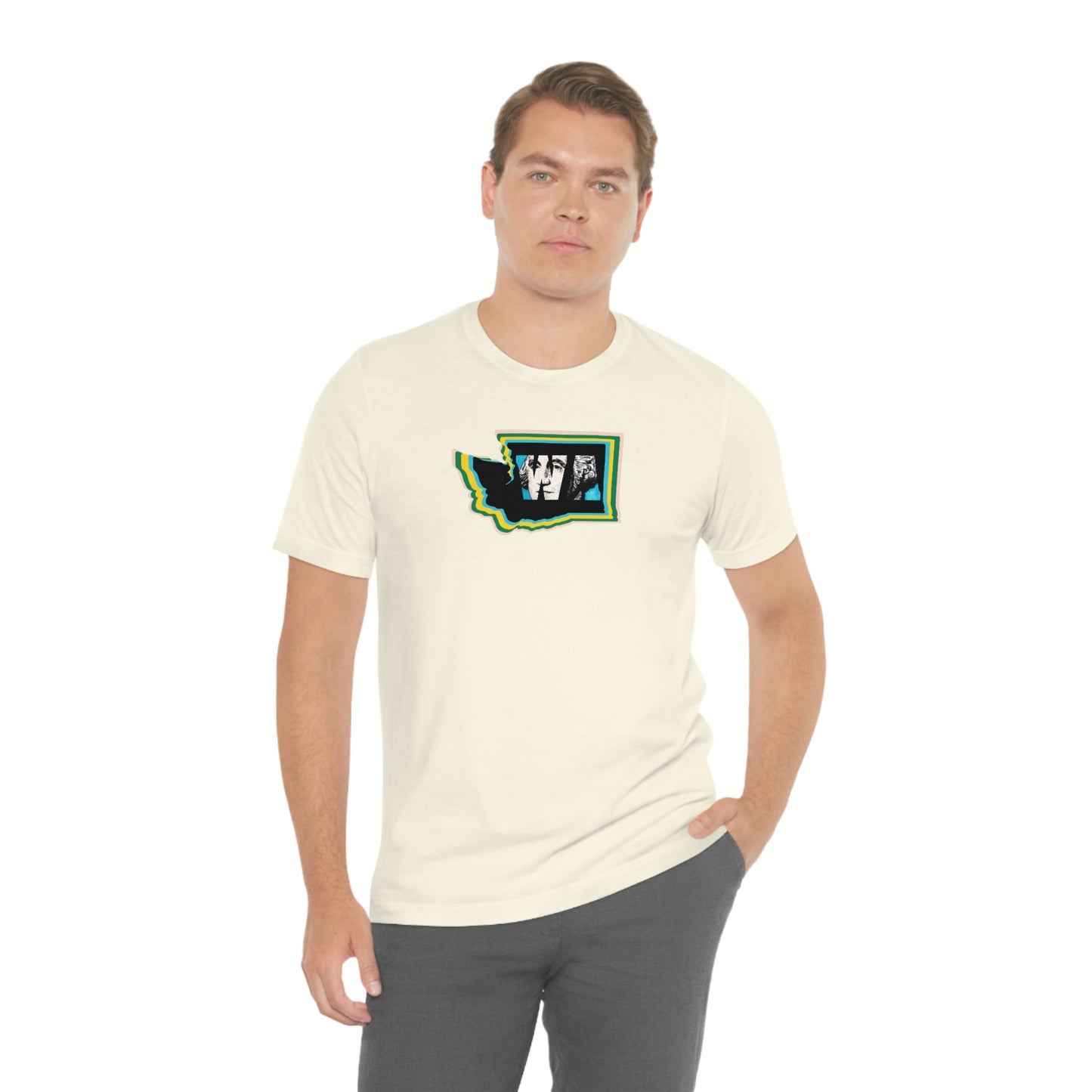 State Love- Washington Unisex Jersey Short Sleeve Tee