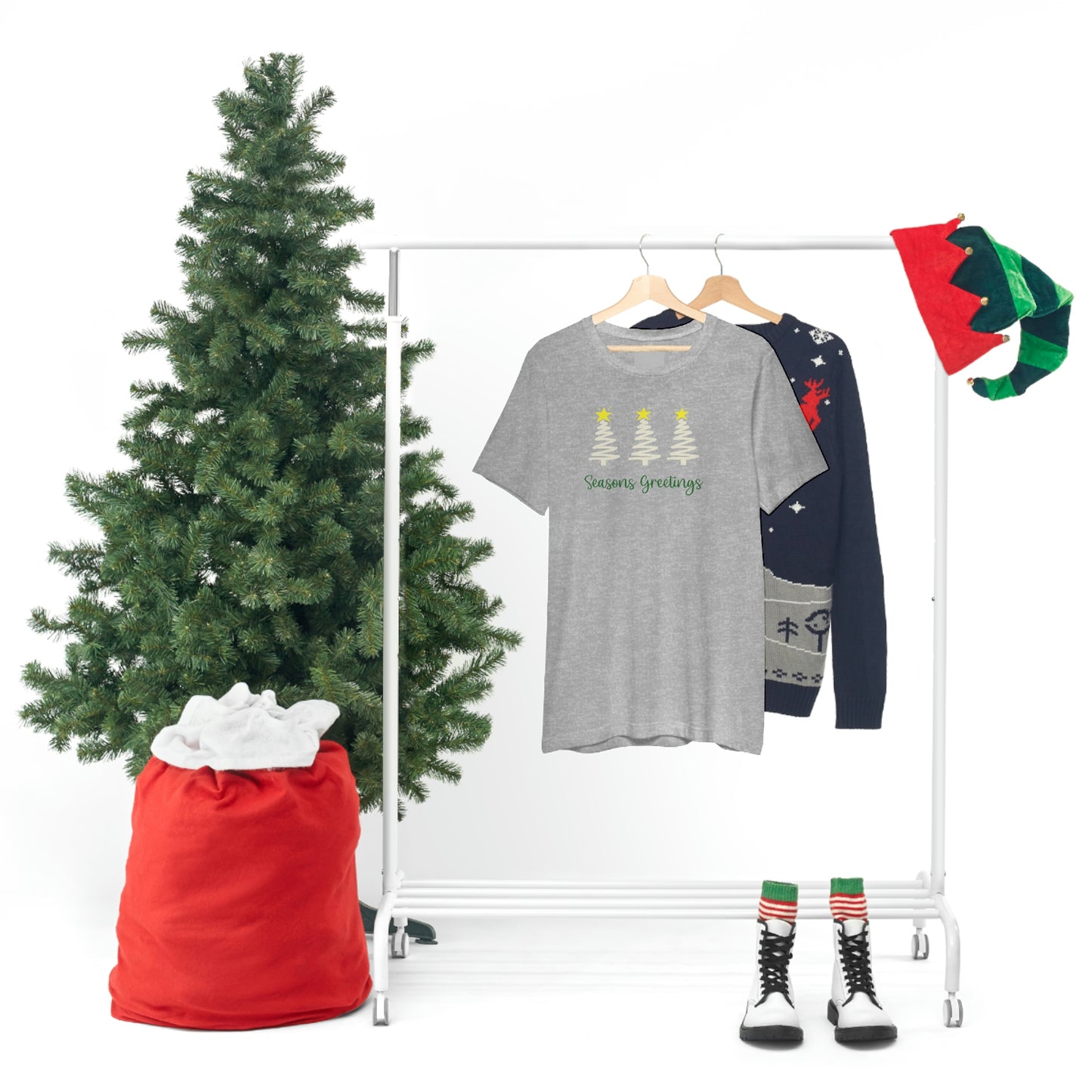 Holiday Seasons Greetings Unisex Jersey Short Sleeve Tee