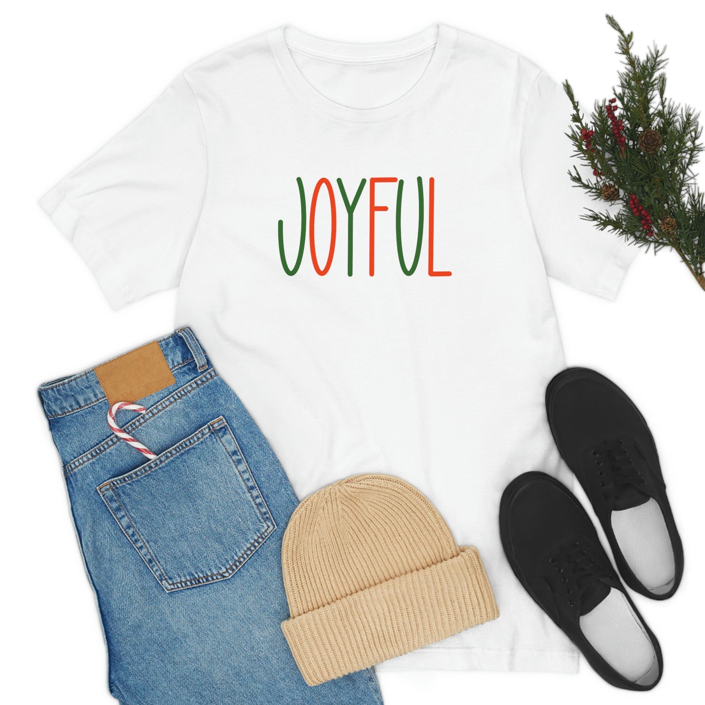 Holiday Joyful 2 Unisex Jersey Short Sleeve Tee