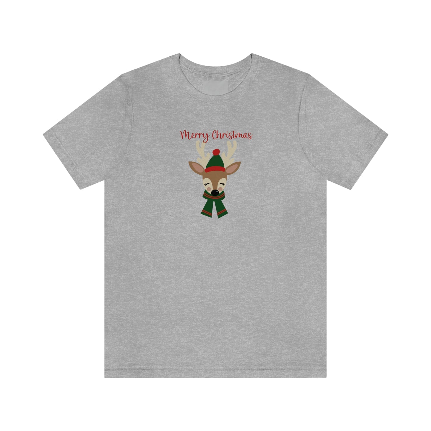 Holiday Reindeer 2 Unisex Jersey Short Sleeve Tee