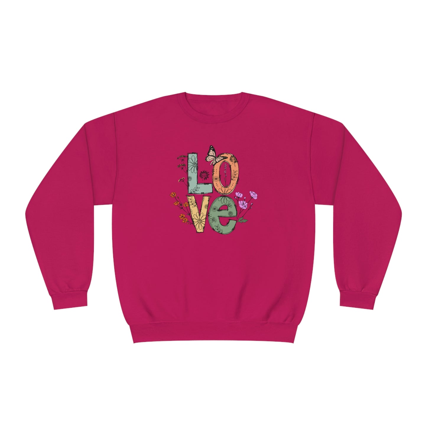 NWT - Wildflowers Love Unisex NuBlend® Crewneck Sweatshirt