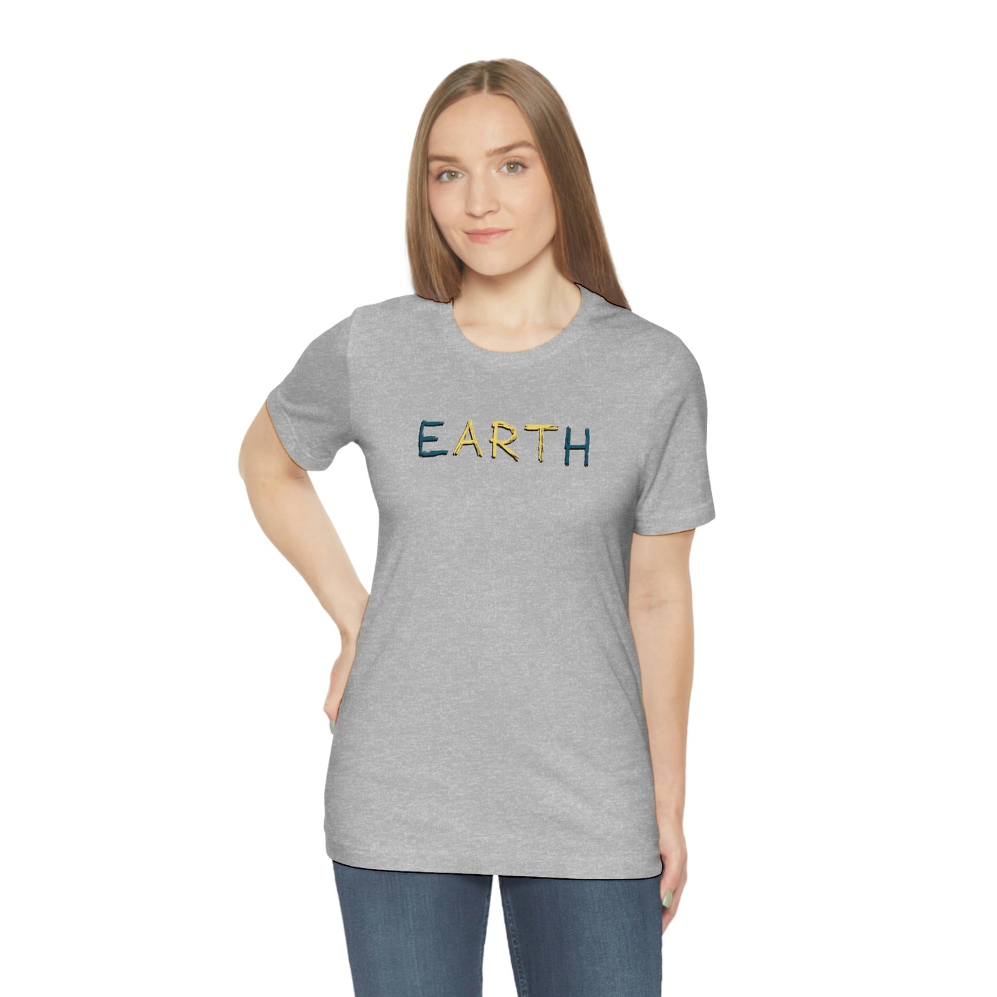 NWT- Earth Art Unisex Jersey Short Sleeve Tee