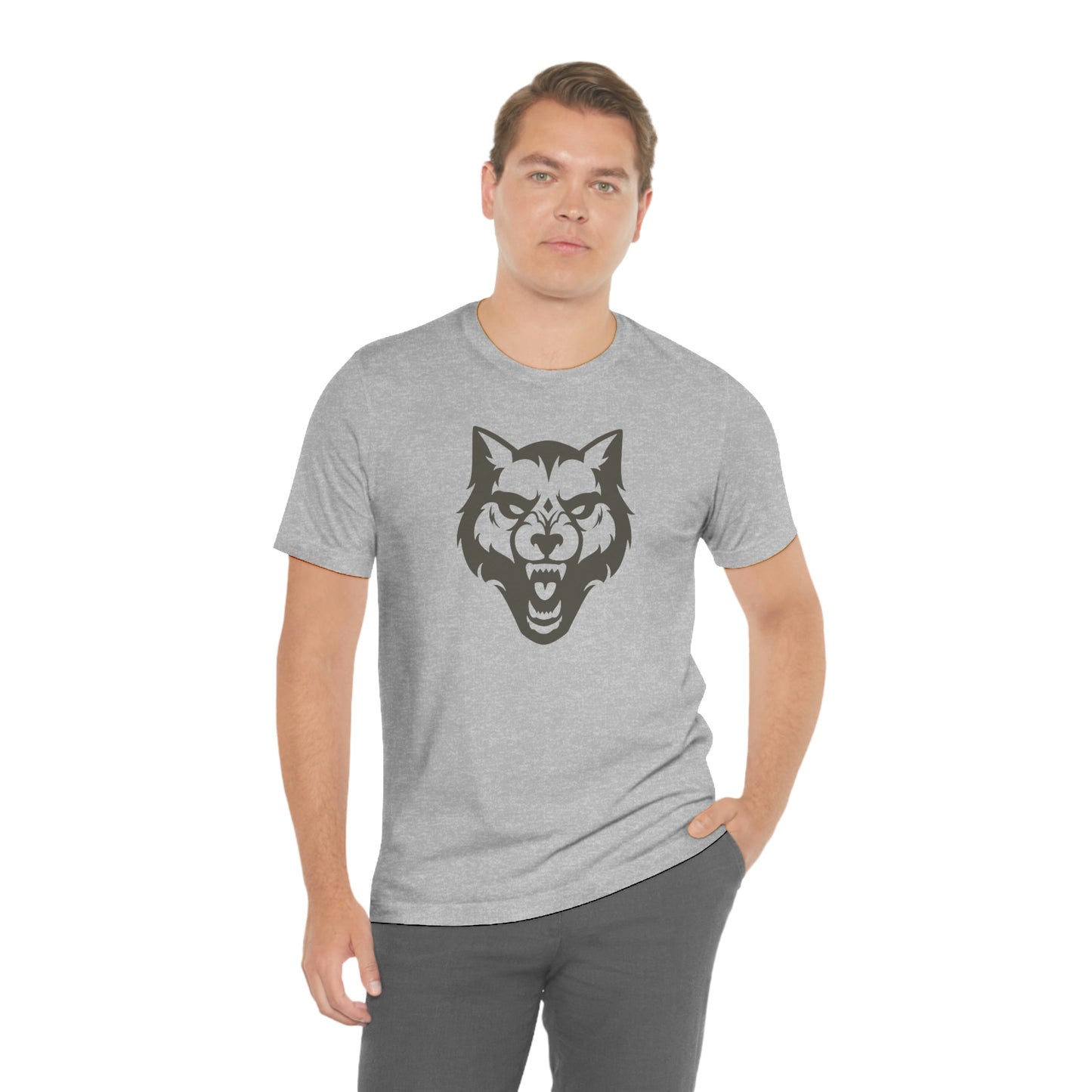 NWT- Wolf Unisex Jersey Short Sleeve Tee