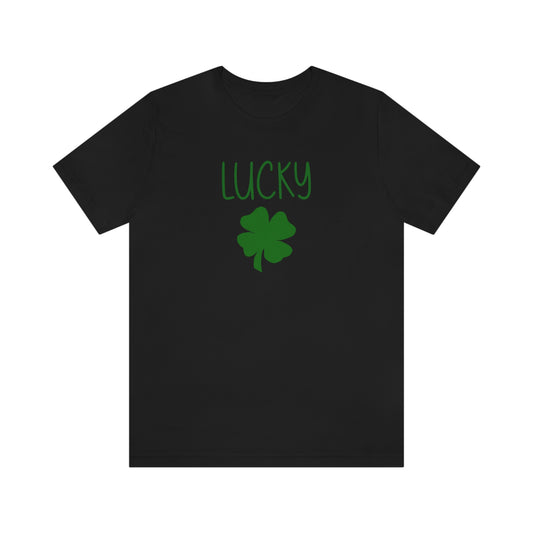 Holiday Lucky Clover Unisex Jersey Short Sleeve Tee